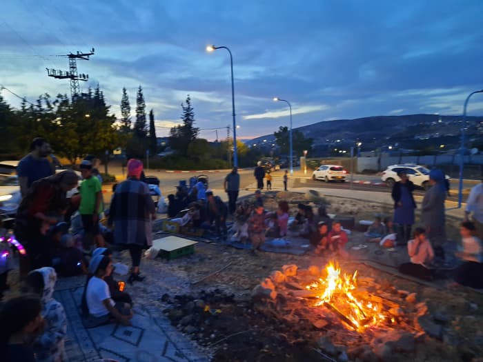 מדורת ל״ג בעומר ביישוב